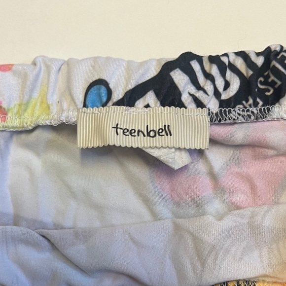 vintage newspaper print Y2K mini skirt - Picture 9 of 15